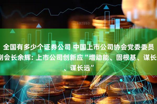 全国有多少个证券公司 中国上市公司协会党委委员、副会长余辉: 上市公司创新应“增动能、固根基、谋长远”
